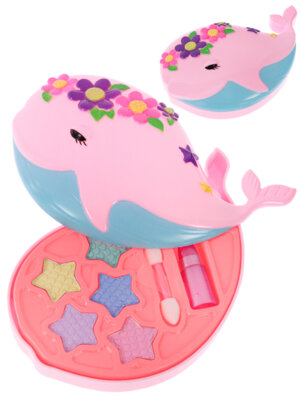 Набор детской косметики СКАЗОЧНЫЙ КИТ Сухие тени помада апплик Планшет КС-4343