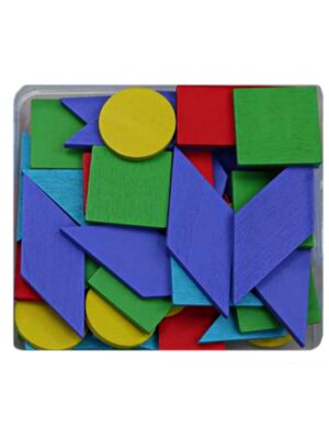 Головоломка дерев Геометрические формы 30 деталей И-0425