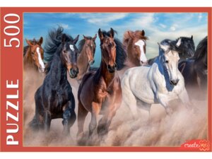 Паззл  500 Дикие скакуны ШТП500-4291
