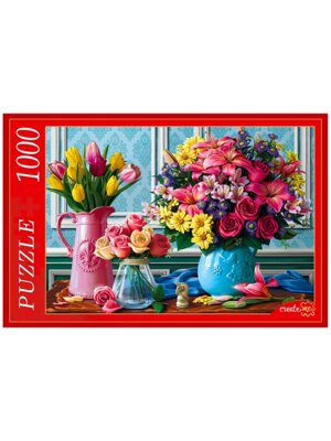 Паззл 1000 яркие букеты Ф1000-0520 