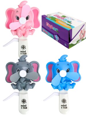 Вентилятор детский Слоник цвет микс ИК-1585