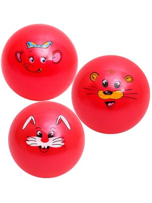 Мяч детский Мордашка 15см 35гр XQ-11