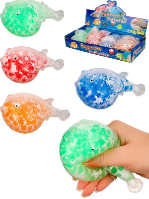 Антистресс мялка Рыбка внутри шарики микс ИК-2786