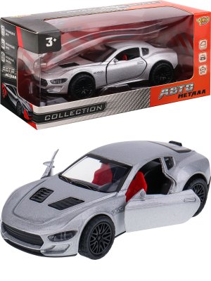 Машинка металл 12,2х5,2х3,6 см 3 открывающиеся дверцы микс в коробке M1523-13A-1