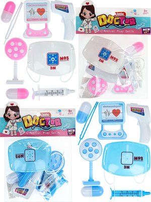 Игровой набор Юный доктор 7 дет мини куколка 9х4,5 см цвет микс в пакете Y20118003