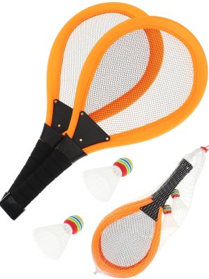 Набор для бадминтона 2 пластиковые ракетки 2 волана подсветка НБД-0562