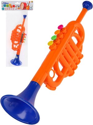 Труба 1 Веселый оркестр 35см микс в пакете И-4118