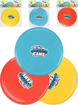 Летающая тарелка Фрисби 24,7 см микс в пакете ИК-0403