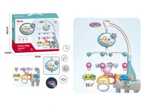 Мобиль музыкальный Звездочка свет звук 3*AAA не в компл голубой 2182946BB