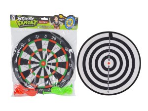Дартс Прямо в цель 1 на липучке 28см 6 дротиков с липучками в компл пакет 1919071