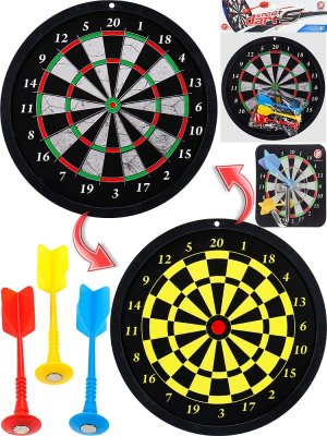 Дартс Меткость 1 23,5 см 3 дротика с магнитами крючок в к-те Y23414036