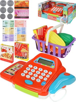 Касса калькулятор с акс оранжевый 2422915