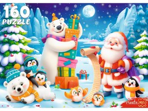 Паззл  160 ПРАЗДНИЧНАЯ СУЕТА П160 7607