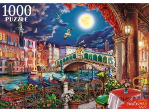 Паззл 1000 ВЕЧЕРНЕЕ КАФЕ В ВЕНЕЦИИ Ф1000-0196