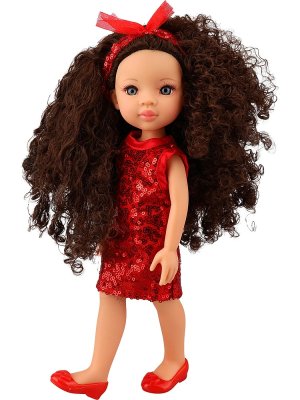 Кукла 33см голубые глаза накладные ресницы в коробке LS13RC-3