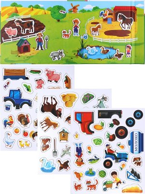 Игра с магнитами Ферма 3 листа ИМ-0833