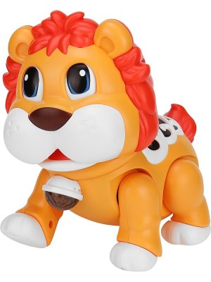 Интерактивная игрушка Львенок 17,3*16,8*10,6 см свет звук 2986670