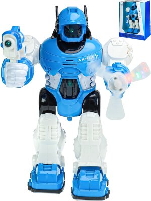 Интерактивная игрушка Робот звук свет 3*AA не в к те цвет микс 1785528