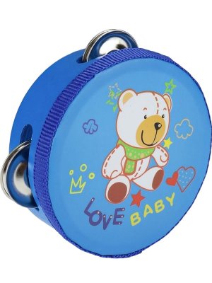 Деревянная игрушка Бубен 10см в пакете И-2535