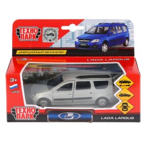 Модель Маш LADA Largus 12см Серебро металл инерц открыв двери 