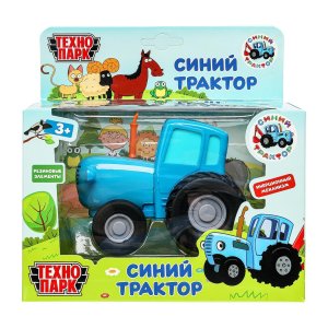 Модель Маш СИНИЙ ТРАКТОР металл 11 см инерц синий BLUTRA-11-BU2-WOD