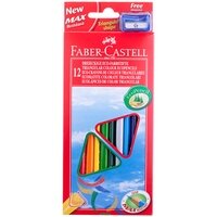 Карандаши 12цв трехгран с точилкой 120523