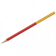 Карандаш ч/г HB Grip 2001 Two Tone трехгран красно-оранж 517022