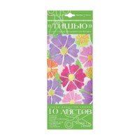 Бумага с орнаментом Тишью 10л Яркие птицы 2-145/18