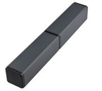 ФУТЛЯР ТУБА МЕТАЛЛИЧЕСКИЙ ПОД РУЧКУ, ПРЯМОУГОЛЬНАЯ ФОРМА,, СЕРЫЙ - MILANO 2-665/02