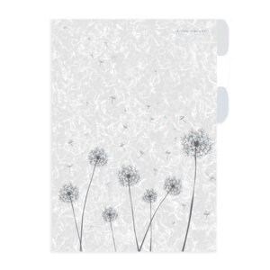 Папка уголок А4 3 отд Одуванчики 14-035/08