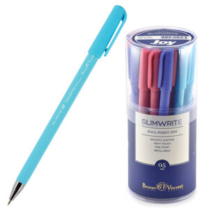 Ручка шар 0,5мм Синяя SlimWrite JOY 3цв корп 20-0053