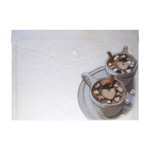 Папка конверт на кнопке А4 Кофемания Горячий шоколад 14-036/06