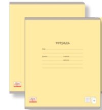 Тетрадь  12л Линия Классика желтый 35189