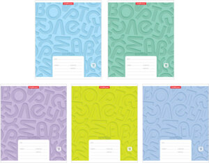 Тетрадь  12л Линия Типографика  Буквы 39898