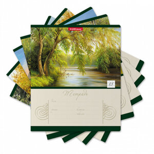 Тетрадь  18л Клетка Лесное Озеро 49197