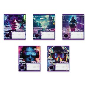 Тетрадь 18л Клетка Cyber Game MIX-PACK 018010154-60560
