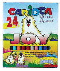 Фломастеры 24цв Carioca Joy суперсмываемые 40615