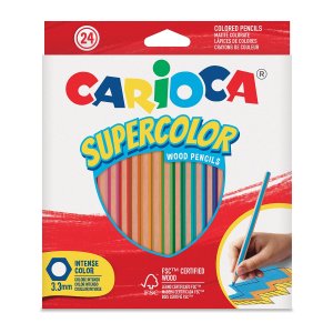 Карандаши 24цв Supercolor деревянные заточенный 43393