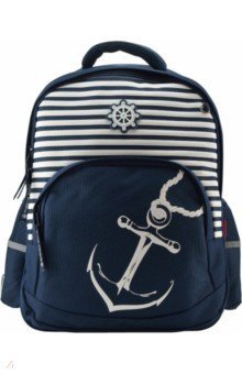 Рюкзак Синий с эргономич спикой Морской стиль 1 12-002-102/02