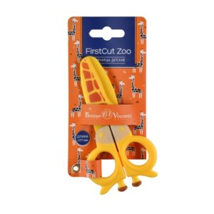 Ножницы 12.7см FIRSTCUT ZOO пластик лезвия 60-0057