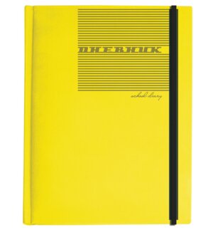 Дневник 1-11 на резинке MEGAPOLIS VELVET Желтый 10-071/12
