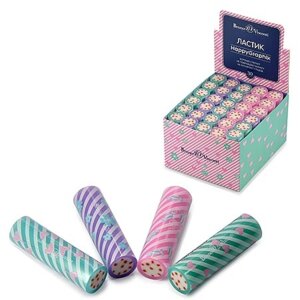 Ластик HappyGraphix Candy 4цв 42-0021