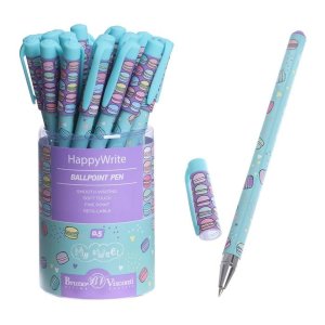 Ручка шар 0,5мм Синяя My Sweet Mакаруны 20-0215/51