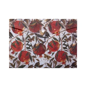 Папка конверт на кнопке А4 Гранат 14-036/17