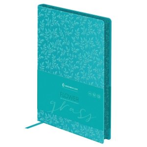 Ежедневник 176л датир А5 2026г Flower Grass мягкий переплет кожзам DdА5_65709