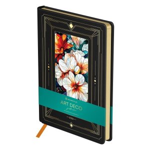 Ежедневник 176л датир А5 2026г Art Deco Jasmi твердый переплет кожзам DdА5_63833