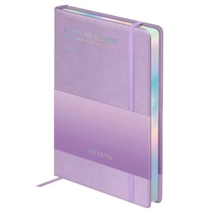 Ежедневник 176л датир А5 2026г Softone lilac твердый переплет кожзам DdА5_65713