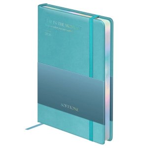 Ежедневник 176л датир А5 2026г Softone Sky твердый переплет кожзам DdА5_65716
