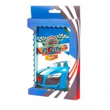 Блокнот подарочный в футляре 50л Линия 13см*18см Синяя Спираль AL9402