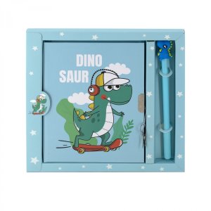 Блокнот подарочный в футляре 45л Клетка 21,0см*21,0см ручка замочек AL11300/1